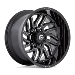 Fuel D807 HURRICANE GLOSS BLACK MILLED