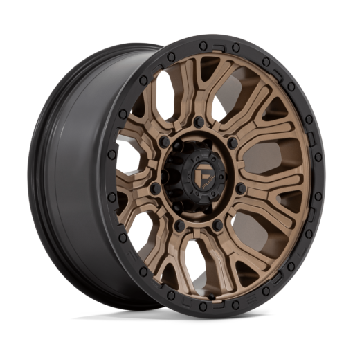 Fuel Wheels D826 TRACTION MATTE BRONZE WITH BLACK RING