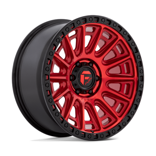 Fuel Wheels D834 CYCLE CANDY RED WITH BLACK RING