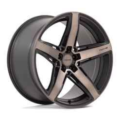 Niche M271 TERAMO MATTE BLACK WITH DOUBLE DARK TINT FACE