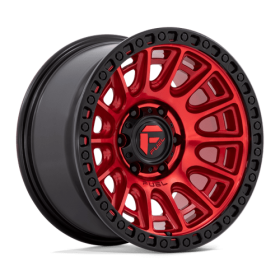 Fuel Wheels D834 CYCLE CANDY RED WITH BLACK RING