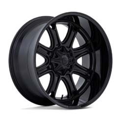 Fuel FC853 DARKSTAR MATTE BLACK WITH GLOSS BLACK LIP