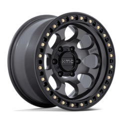 KMC KM550 RIOT SBL ANTHRACITE WITH SATIN BLACK LIP