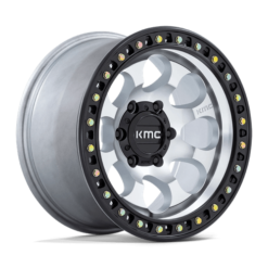 KMC KM550 RIOT SBL MACHINED WITH SATIN BLACK LIP