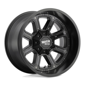 Moto Metal Wheels MO984 SHIFT MATTE BLACK GLOSS BLACK INSERTS
