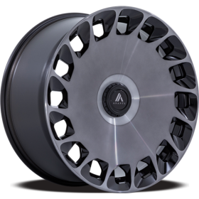Asanti Black Wheels ABL-45 ARISTOCRAT GLOSS BLACK MACHINED FACE WITH DDT