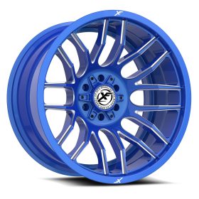 XF Off-Road Wheels XF-232 Anodized Blue Milled