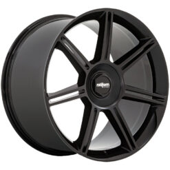 Rotiform FRA GLOSS BLACK WITH MATTE BLACK SPOKES