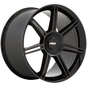 Rotiform Wheels FRA GLOSS BLACK WITH MATTE BLACK SPOKES