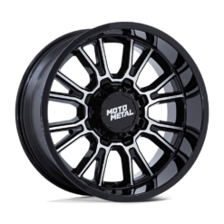 Moto Metal MO810 LEGACY GLOSS BLACK MACHINED