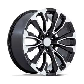 OE Creations Wheels PR211 GLOSS BLACK MACHINED FACE