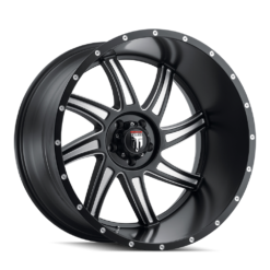 American Truxx VORTEX SATIN BLACK MILLED