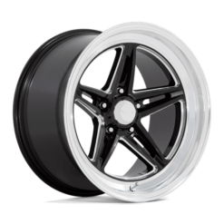 American Racing VN514 GROOVE GLOSS BLACK W/ DIAMOND CUT LIP
