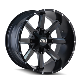 CALI OFF-ROAD WHEELS BUSTED SATIN BLACK MILLED
