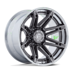 Fuel FC401 BRAWL PLATINUM W/ CHROME LIP