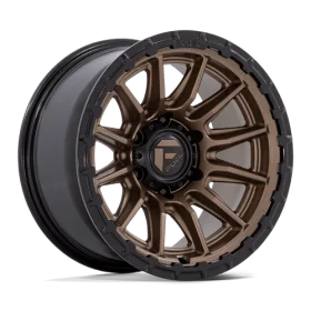 Fuel Wheels FC866 PISTON MATTE BRONZE W/ GLOSS BLACK LIP
