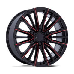 Performance Replicas PR223 Gloss Black Milled Red