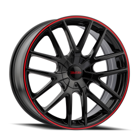 TR60 GLOSS BLACK WITH RED RING