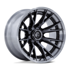Fuel FC402 CATALYST GLOSS BLACK WITH BRUSHED GRAY TINT FACE & LIP