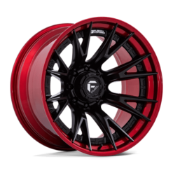 Fuel FC402 CATALYST MATTE BLACK WITH CANDY RED LIP