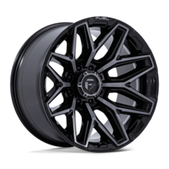 Fuel FLUX GLOSS BLACK BRUSHED FACE WITH GRAY TINT Fuel FLUX GLOSS BLACK BRUSHED FACE WITH GRAY TINT
