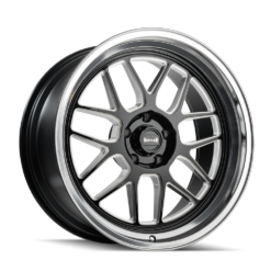 Ridler 611 GLOSS BLACK MILLED WITH DIAMOND CUT LIP