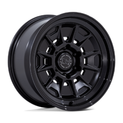 Black Rhino Hard Alloys BR021 MONDO MATTE BLACK W/GLOSS BLACK LIP