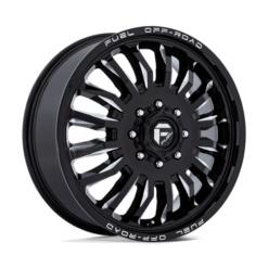 Fuel D868 ARC DUALLY GLOSS BLACK MILLED
