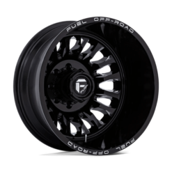 Fuel D868 ARC DUALLY GLOSS BLACK MILLED