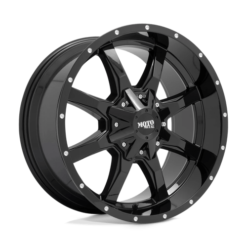 Moto Metal MO970 GLOSS BLACK WITH MILLED LIP