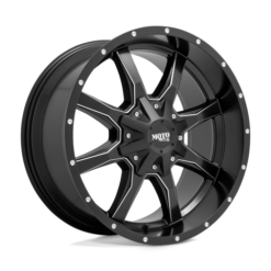Moto Metal MO970 SEMI GLOSS BLACK MILLED