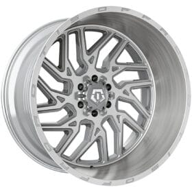 544BSM Brushed Silver & Milled