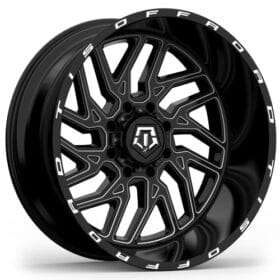 544BM 2.0 Gloss Black w/Milled Accents