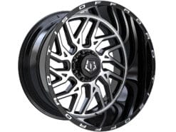 TIS Off Road 544MB GLOSS BLACK W/MACHINED FACE