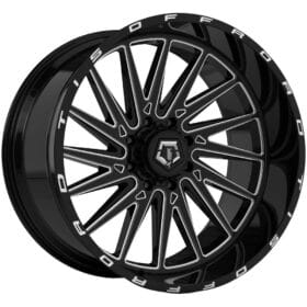 547BM GLOSS BLACK MILLED