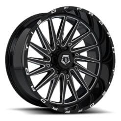 TIS Off Road 547BM GLOSS BLACK W/MILLED ACCENTS