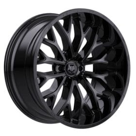 565B Gloss Black & Painted lip logo