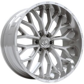 565BSM Brushed Silver & Milled