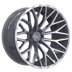 TIS Off Road 566BSM Brushed Silver & Milled