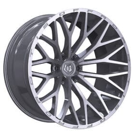 566BSM Brushed Silver & Milled