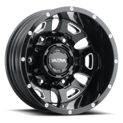 Ultra 003FBM HUNTER DUALLY GLOSS BLACK WITH CNC MILLED ACCENTS AND CLEAR-COAT