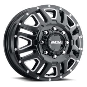 003FBM HUNTER DUALLY Gloss Black with Milled Accents and Clear Coat