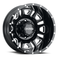 Ultra 003RBM HUNTER DUALLY GLOSS BLACK WITH CNC MILLED ACCENTS AND CLEAR-COAT