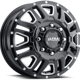 003RBM HUNTER DUALLY Gloss Black with Milled Accents and Clear Coat