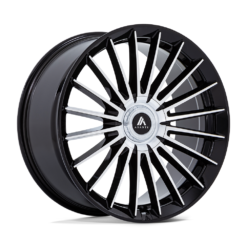 Asanti Black AB048 VICEROY GLOSS BLACK W/MACHINED FACE