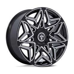 DUB DC274 ANOMALY GLOSS BLACK MILLED
