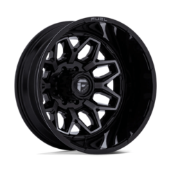 Fuel D875 FLUX DUALLY GLOSS BLACK BRUSH-FC GRAY TINT