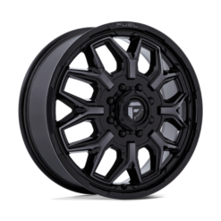 Fuel D875 FLUX DUALLY GLOSS BLACK BRUSH-FC GRAY TINT