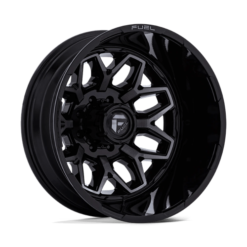Fuel D875 FLUX DUALLY GLOSS BLACK BRUSH-FC GRAY TINT