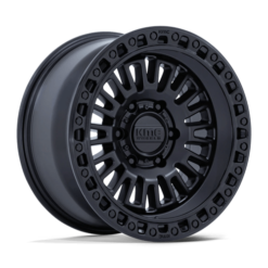 KMC KM554 AZTEC MATTE BLACK W/GLOSS BLACK LIP